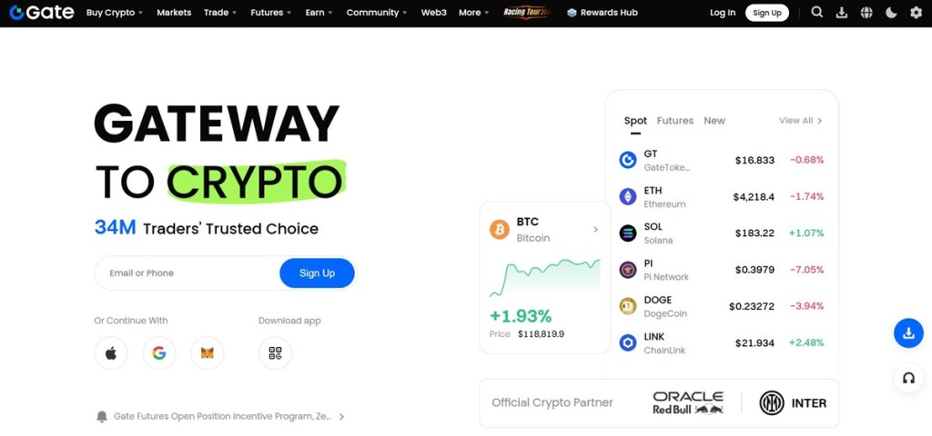 Gate.io – მრავალფეროვანი სავაჭრო შესაძლებლობები