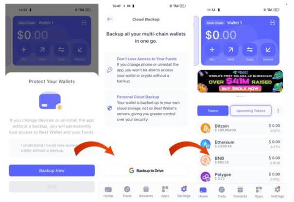 Laufwerk-Backup Best Wallet