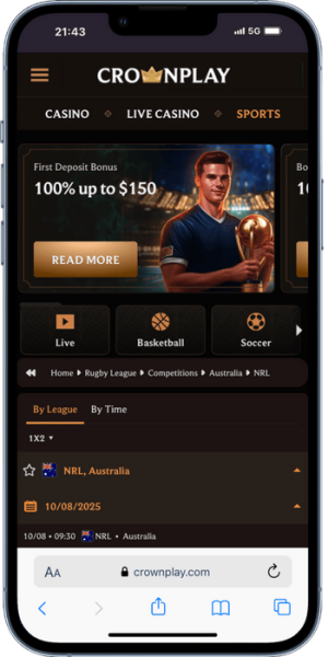 Live NRL betting Australia