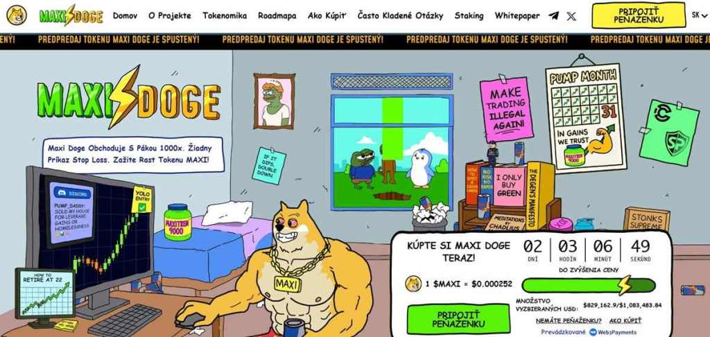 Maxi Doge Nová hviezda v memecoinovom priestore