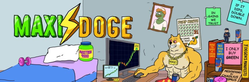 Maxi Doge Token kryptowaluta $MAXI crypto coin