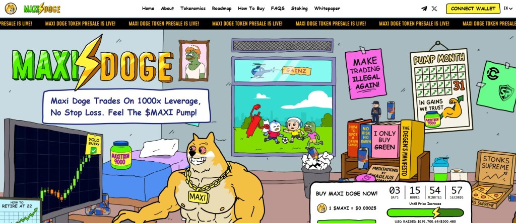 Maxi Doge – Ludilo Meme Coina na tržištu vođenom pohlepom