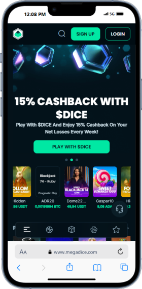 MegaDice Mobile