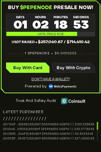 PEPENODE presale