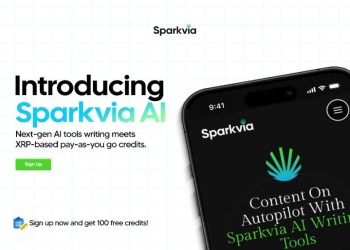 XRP News: Sparkvia AI Debuts the First AI-Powered Writing Platform on XRP Ledger—Igniting Creativity On-Chain