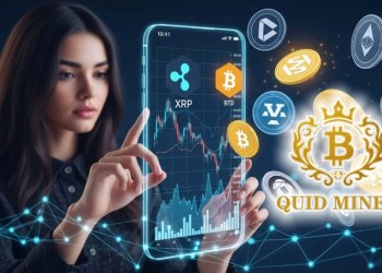 Use Quid Miner cloud mining mobile app: easily earn passive income from XRP, BTC, DOGE