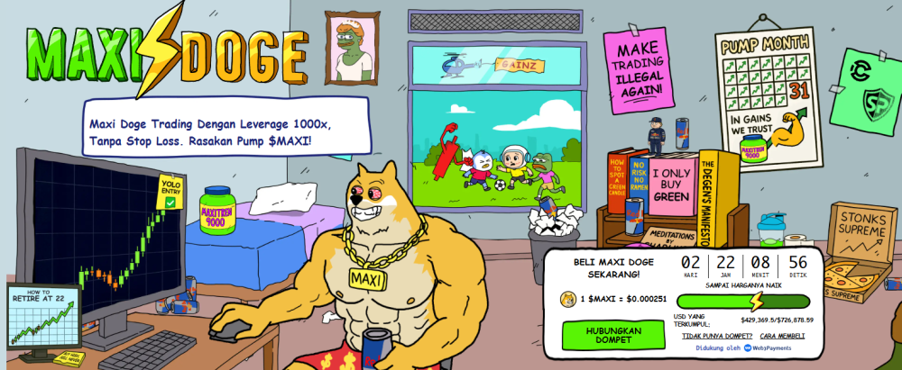 Prediksi harga maxi doge