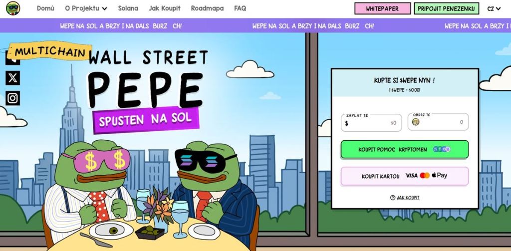 3. WEPE (SOL)：síla Solana ekosystému