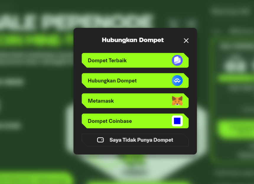 Connect wallet - Prediksi Harga PEPENODE