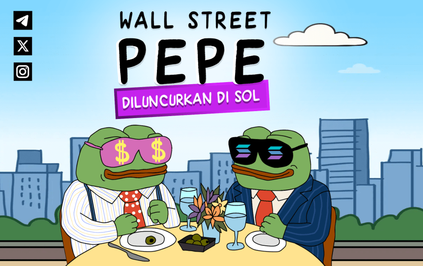 $WEPE - Cara beli Wall Street Pepe