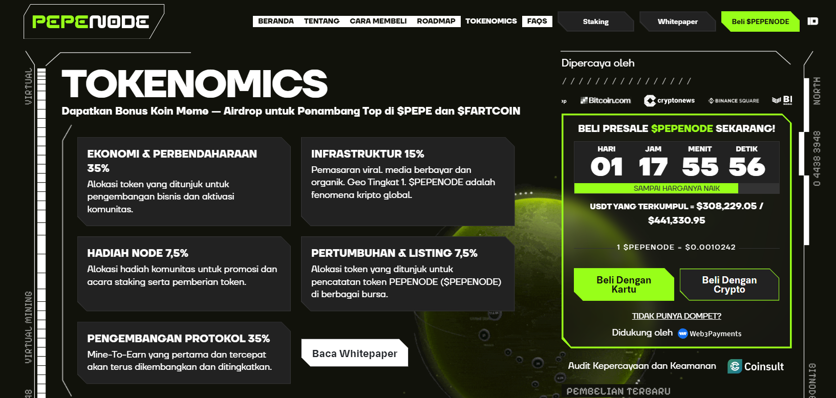 2030 - Prediksi Harga PEPENODE