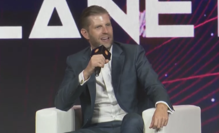 Bitcoin news Eric Trump