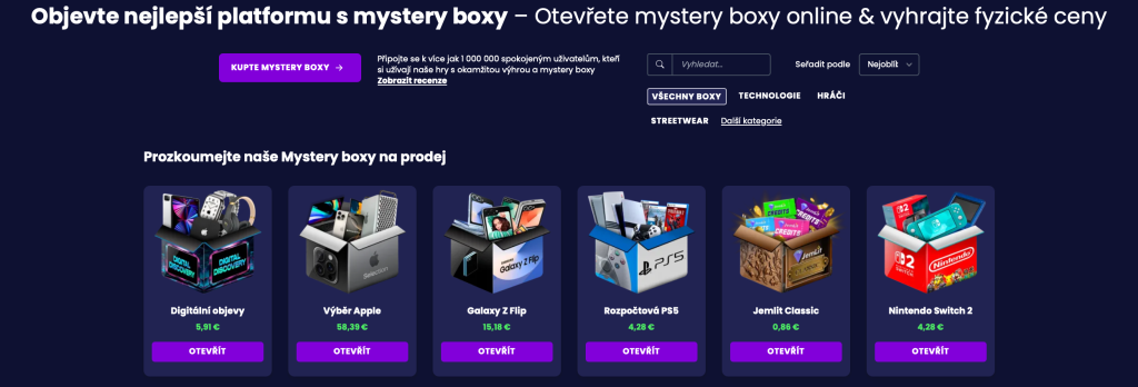 Platforma Jemlit - mystery boxy elektronika