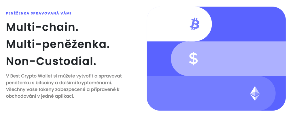Krypto peněženka Best Wallet