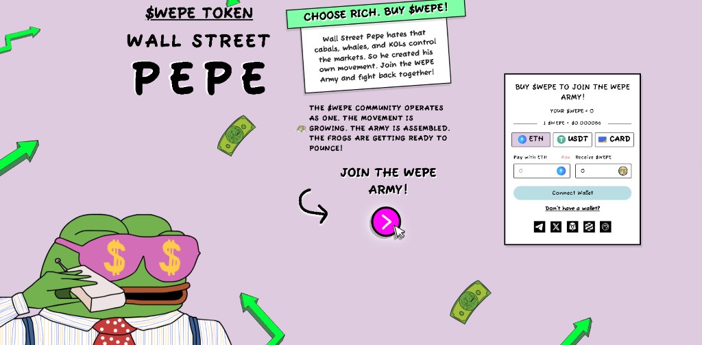Šta je Wall Street Pepe (WEPE)