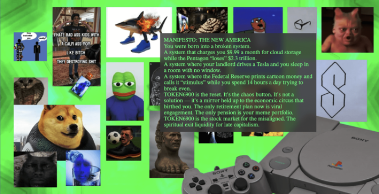  TOKEN6900 ($T6900) manifesto for a new America.
