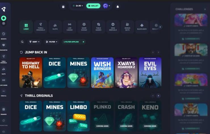 Thrill beste crypto casino Nederland 2025