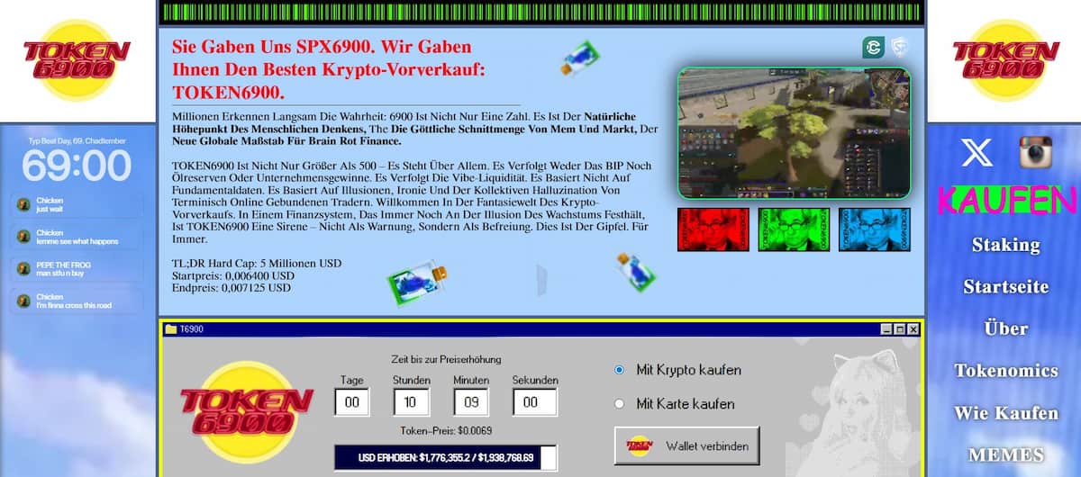 Preventa de Token6900