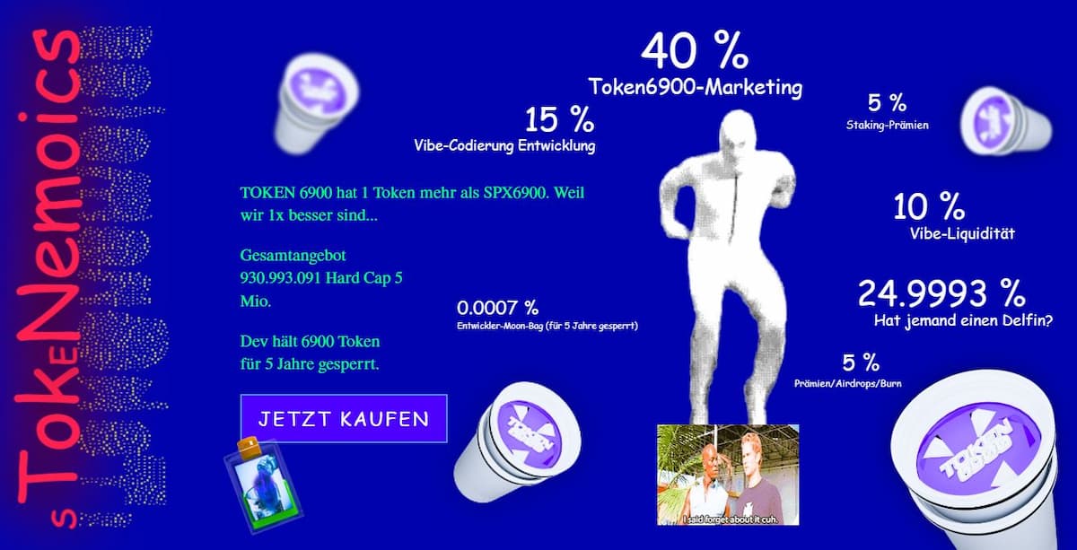 Tokenomics de Token6900