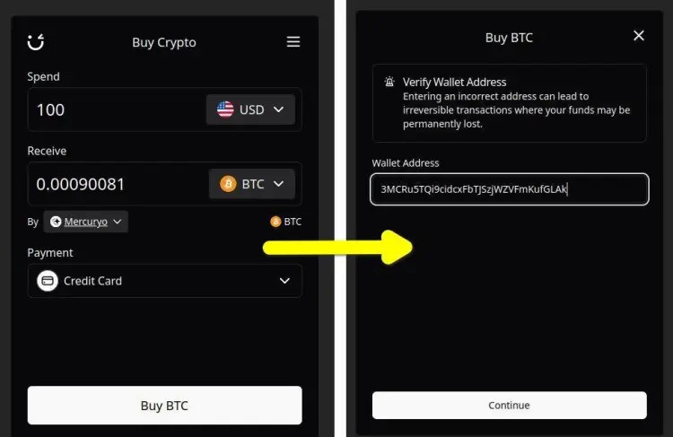 Using-wallet-address-for-checkout-on-Margex