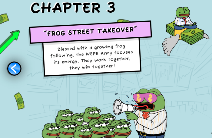 Wall Street Pepe’s main mission to create an exclusive trading community.