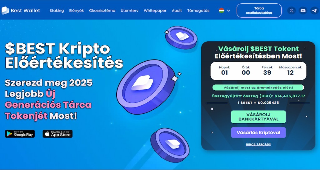 5. Best Wallet Token (BEST) árfolyam-előrejelzés