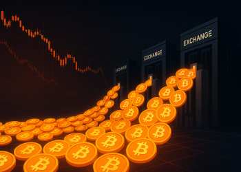 Биткоин поступает на биржи