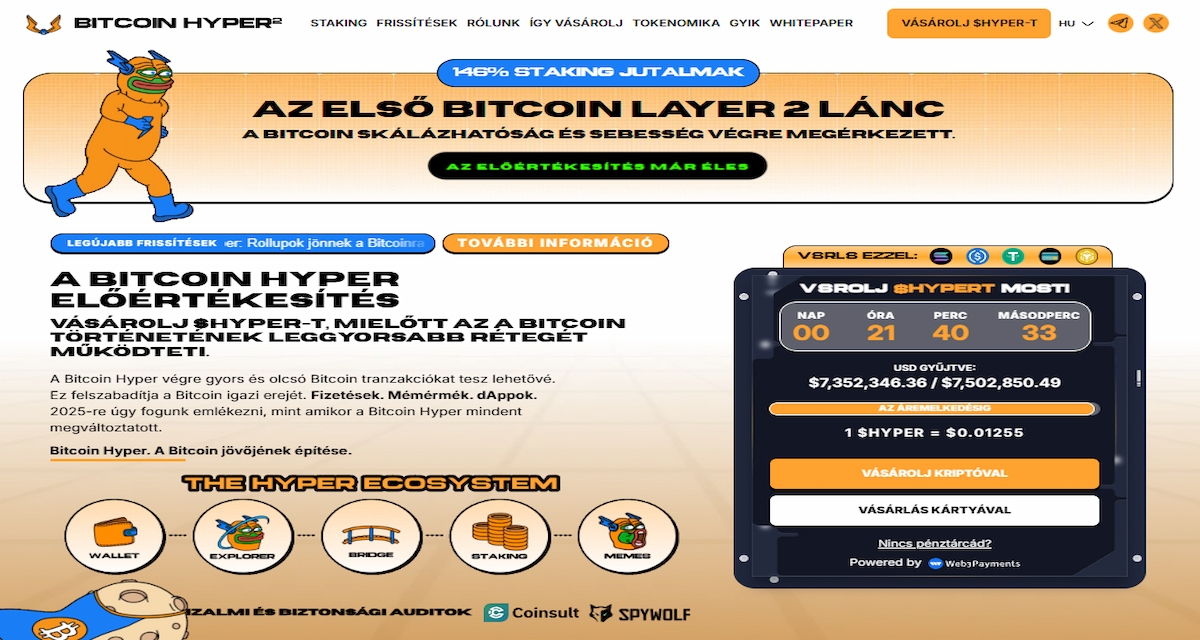 A Bitcoin Hyper újradefiniálja a DeFi világát