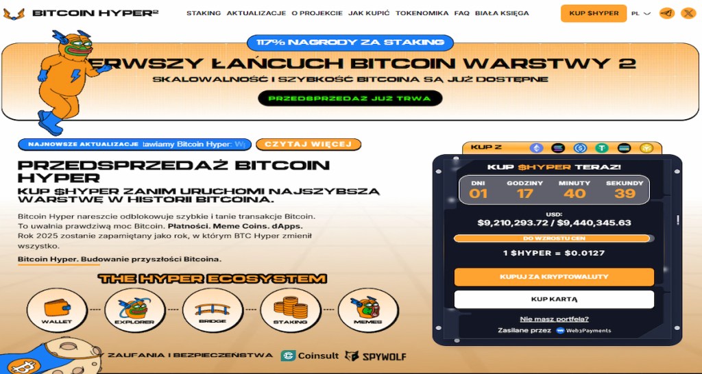 Bitcoin Hyper – Warstwa druga dla szybszych transakcji BTC