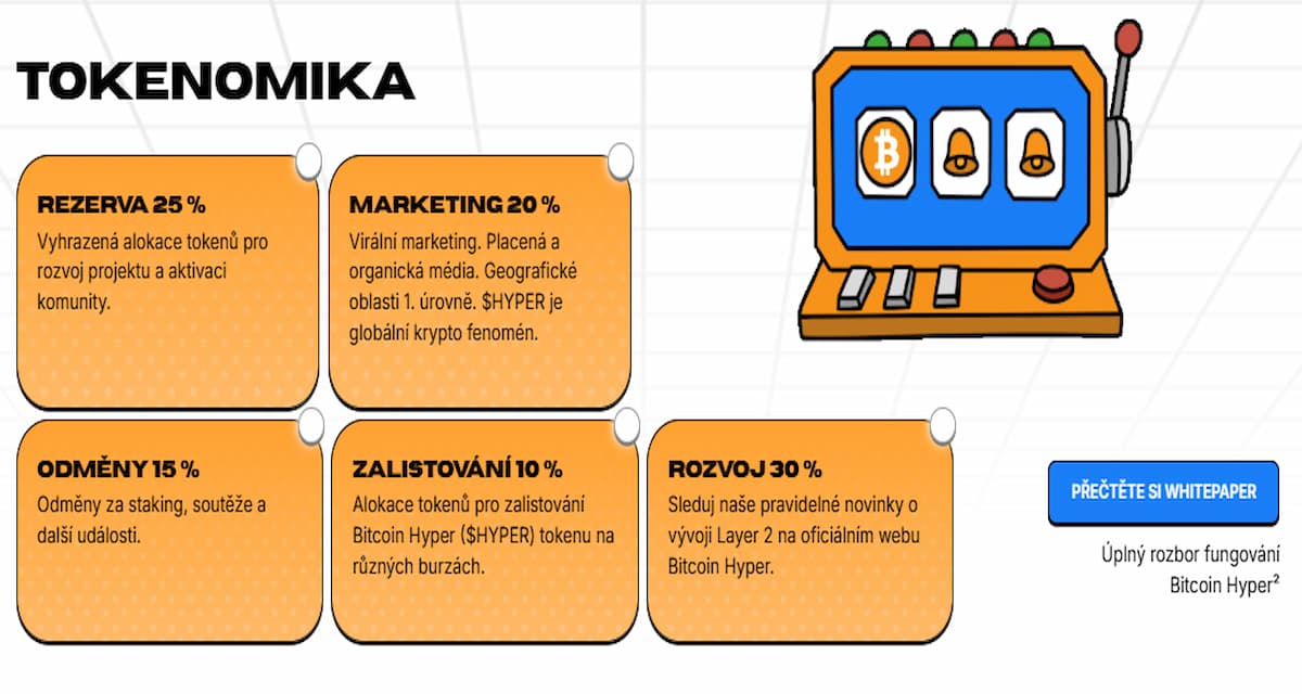 Tokenomika, předprodej a staking