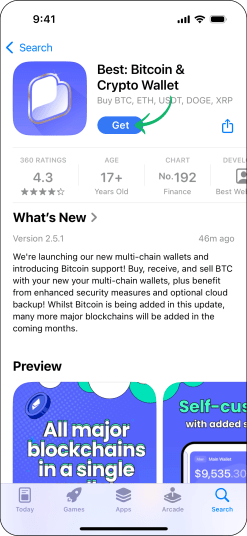 Instalirajte i postavite Best Wallet