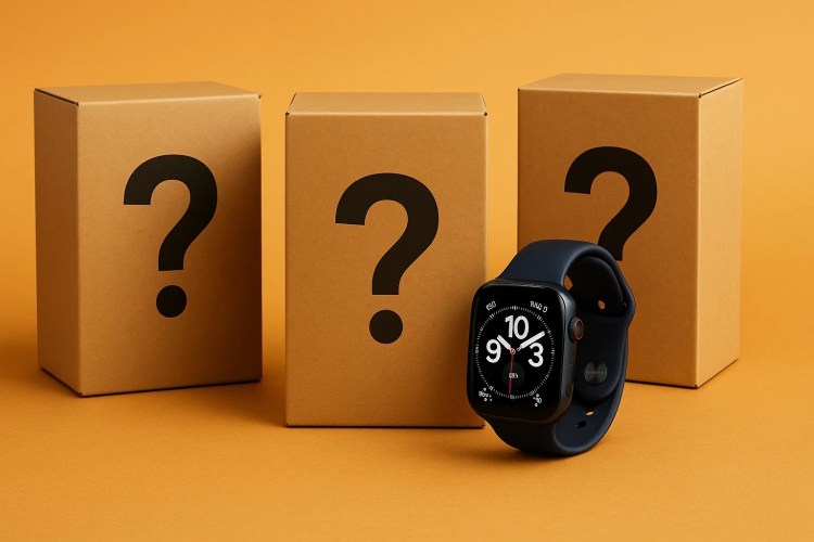 caixa misteriosa apple watch