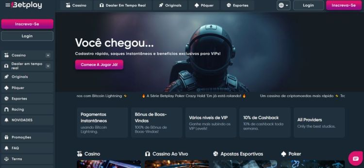 bonus em casino estrangeiro betplay