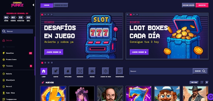Caspinopunkz es un excelente casino de Bitcoin en español.