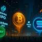 GeminiのIPOと共に注目される仮想通貨おすすめ：Best Wallet、Bitcoin Hyper、Solanaを象徴する未来的イラスト