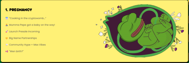 Little Pepe pregnancy phase