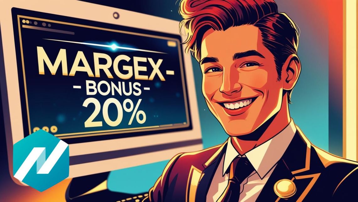 Bonus deposito Margex: 20% fino a 10.000$ sul deposito