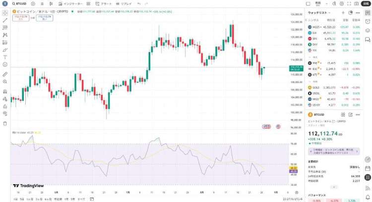 ビットコインFXチャート分析で活用されるRSI
