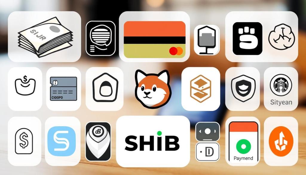 как да купя Shiba Inu – лаптоп и таблет с графики на Shiba Inu токена, поставени пред панорама на модерен град.