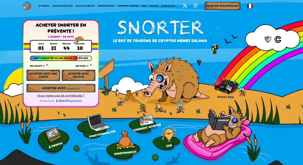 Snorter token nouveau trading bot IA
