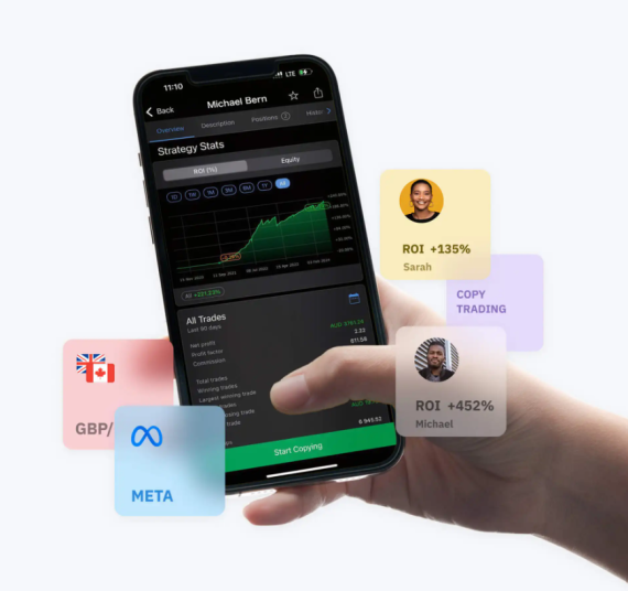 trading crypto leva finanziaria - interfaccia