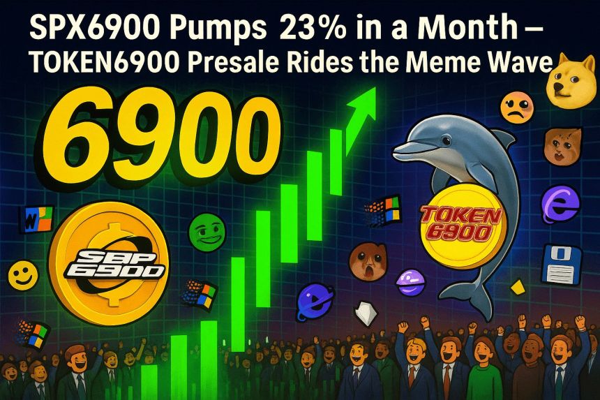 SPX6900 Pumps 23% in a Month as TOKEN6900 Presale Rides the Hype