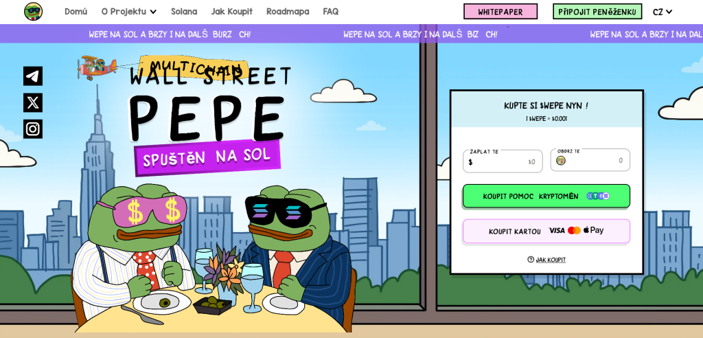 wall street pepe cz