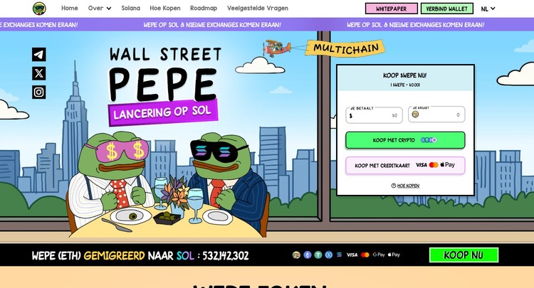 wall street pepe beste altcoin