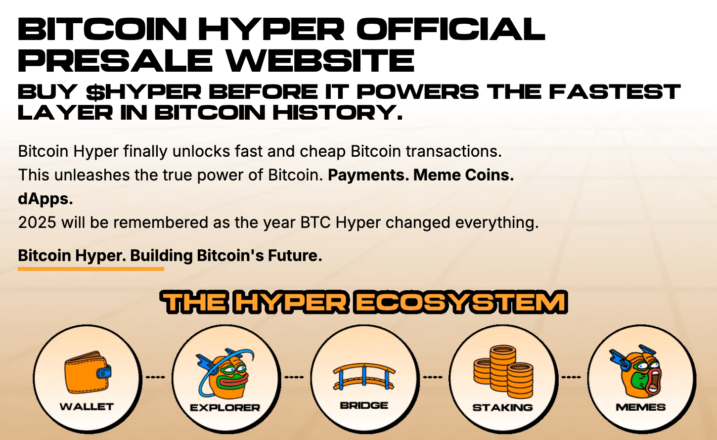 Bitcoin Hyper Illustration