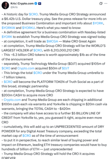 Trump Media and Crypto.com Deal Sends Cronos Sky-Excessive: These 3 Altcoins May Be Subsequent