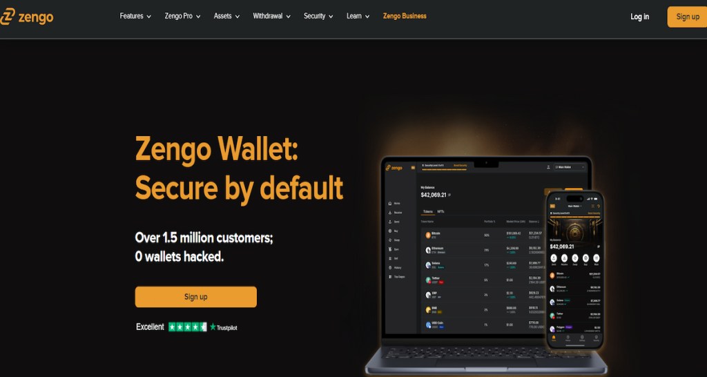 Zengo Wallet – vienkārša un droša mobilā kriptomaciņa