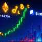 イーサリアム急騰と新しい仮想通貨BESTの成長を象徴するデジタルアート