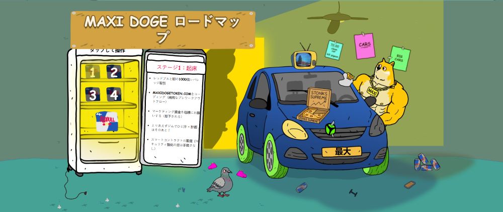 MAXI DOGE ロードマップ