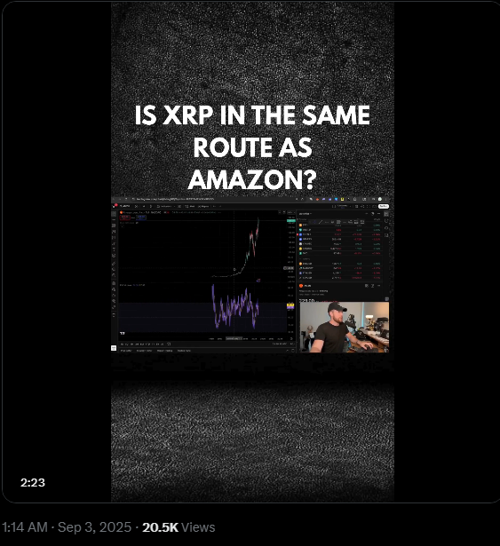 XRP Poised For Amazon-Like Increase? Analyst Predicts 0 Rally